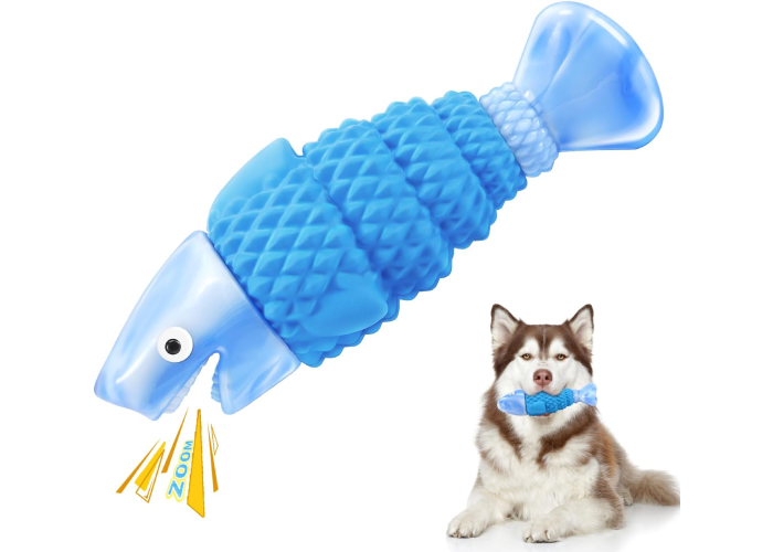 dog 1 WinTour Robustes Hundespielzeug für aggressive Kauer, unzerstörbare Kauspielzeuge für mittelgroße und große Hunde